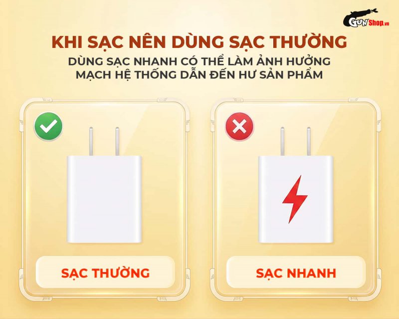 Lưu ý khi sạc trứng rung Galaku Dinosaur x Demon