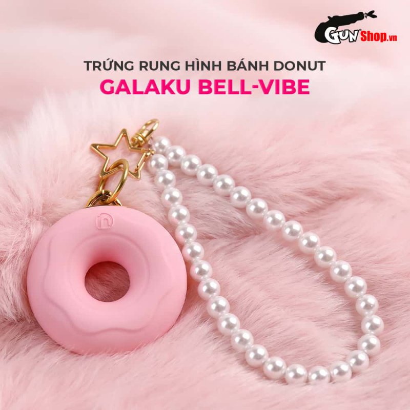 Trứng rung hình bánh donut Galaku Bell-Vibe