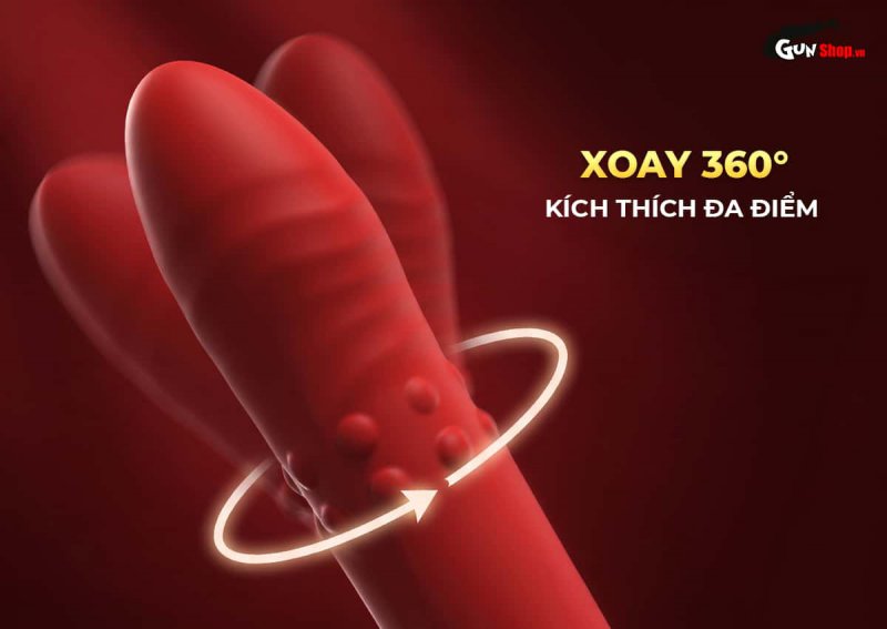Galaku Queen bi xoay 360° kích thích đa điểm