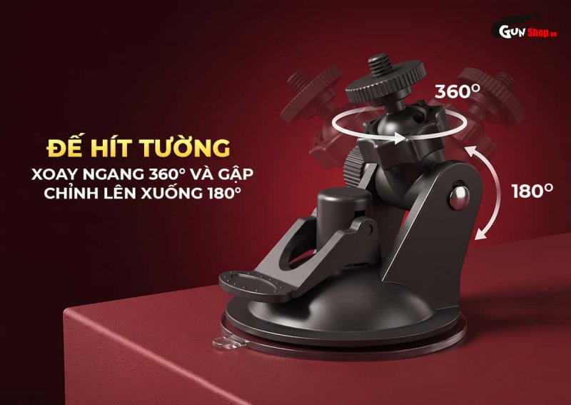 Galaku Queen với đế hít tường 360°