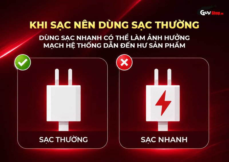 Lưu ý khi sạc Galaku Queen