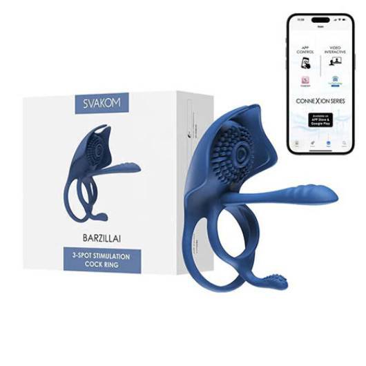 Svakom Barzillai Vòng Đeo Dương Vật Điều Khiển Qua App Tăng Khoái Cảm