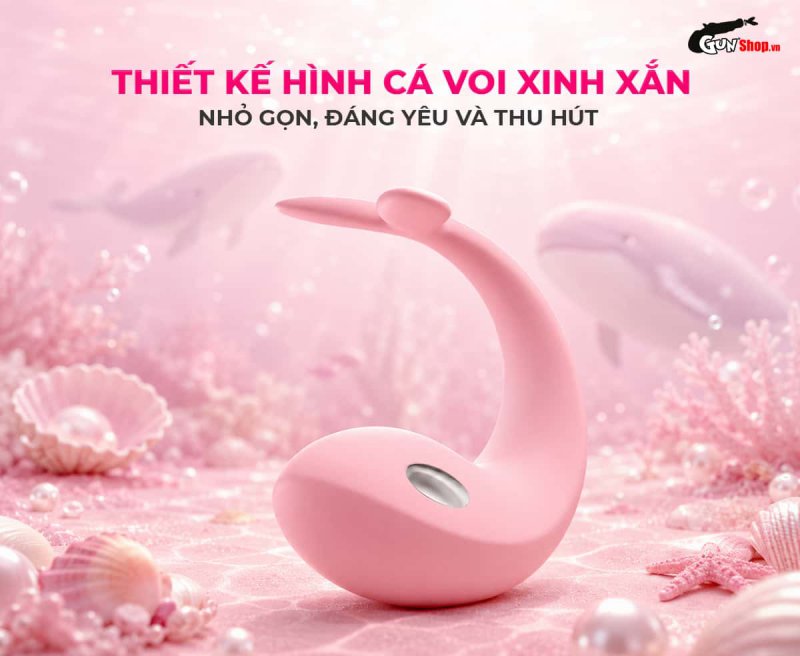 Galaku Whale với thiết kế hình cá voi xinh xắn