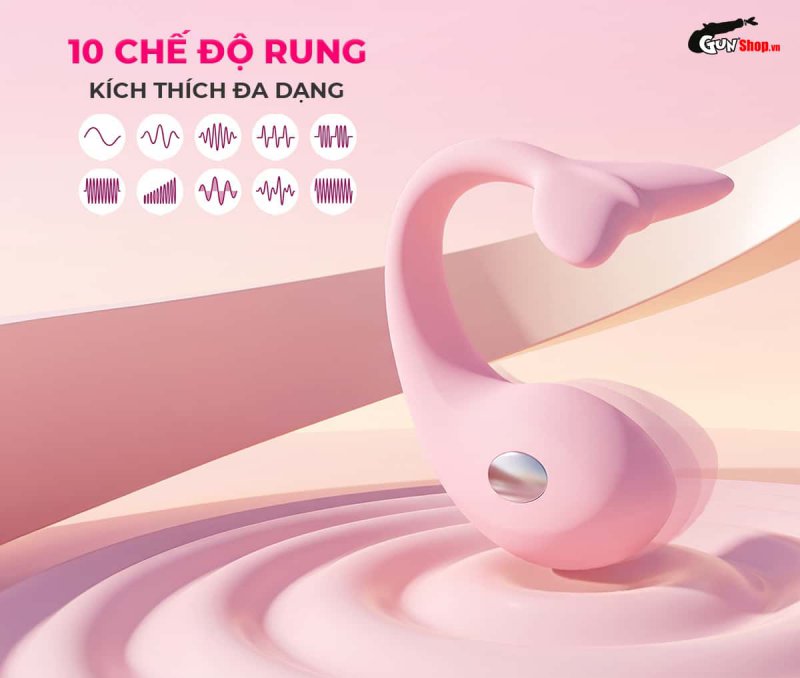 Galaku Whale với 10 chế độ rung mạnh mẽ