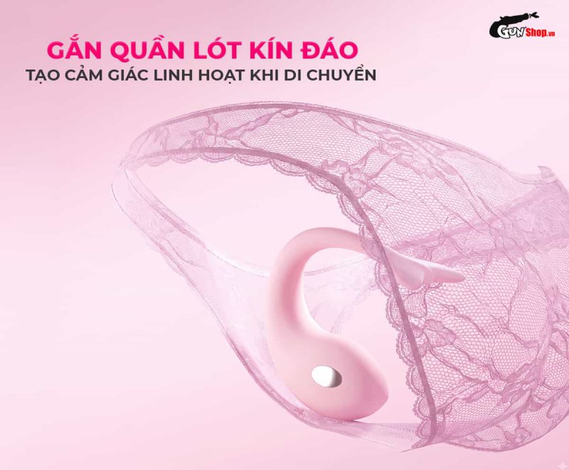 Máy rung mini Galaku Whale gắn quần lót kín đáo