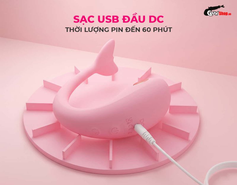 Galaku Whale với pin sạc hoạt động lên đến ~60 phút