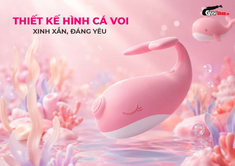 Galaku Whale Mini với thiết kế hình cá voi xinh xắn, đáng yêu