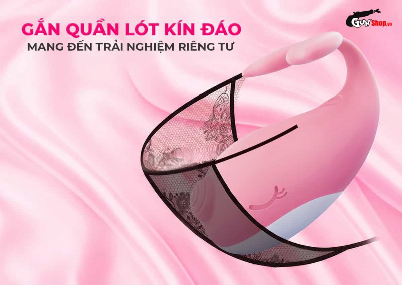 Galaku Whale Mini có thể được sử dụng trong quần lót kín đáo