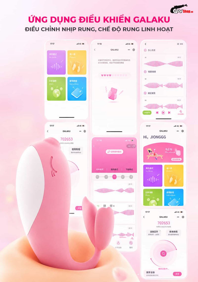 Galaku Whale Mini có thể được điều khiển thông qua ứng dụng Galaku