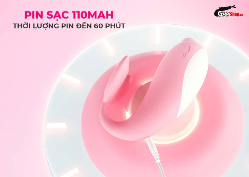 Galaku Whale Mini với pin sạc sử dụng lên đến ~60 phút