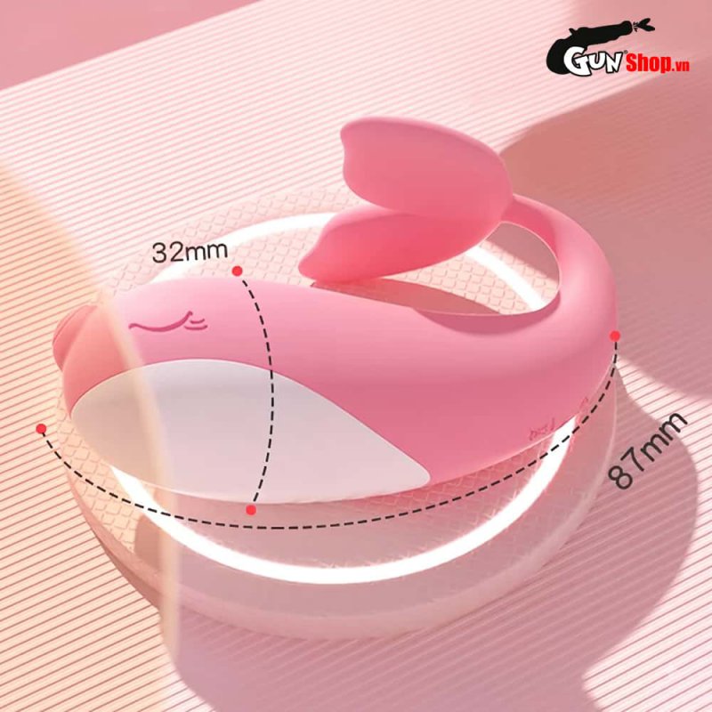 Trứng rung hình cá voi Galaku Whale Mini
