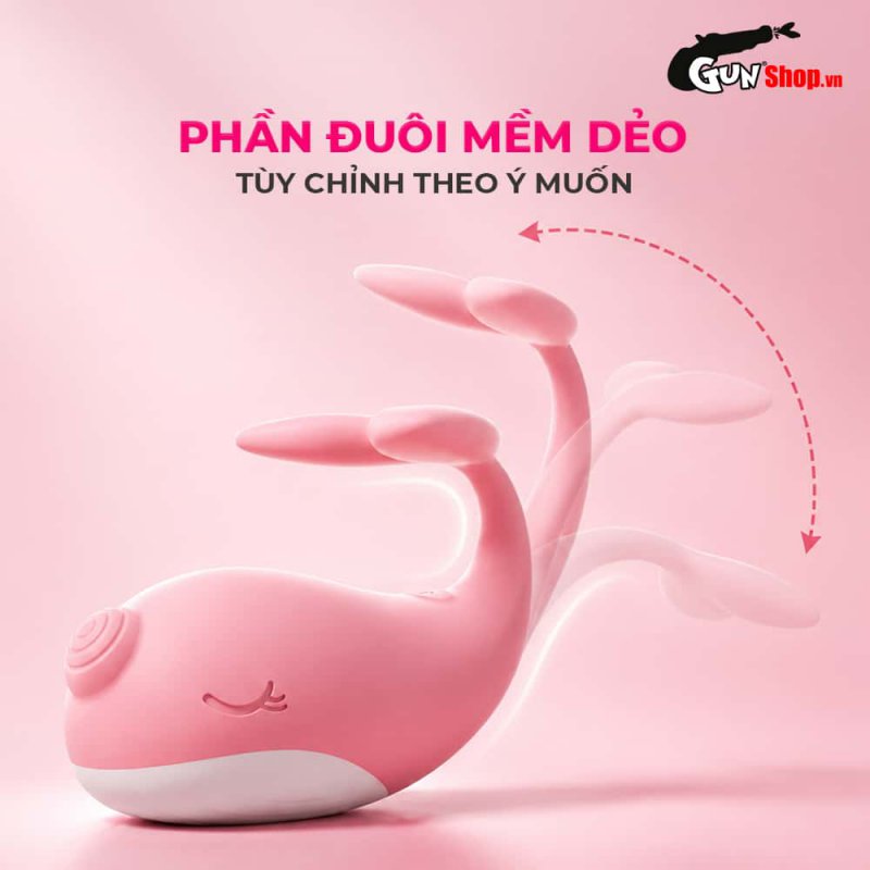 Trứng rung hình cá voi Galaku Whale Mini