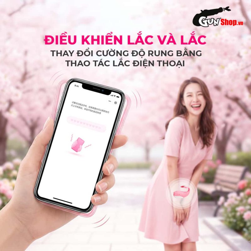 Trứng rung hình cá voi Galaku Whale Mini