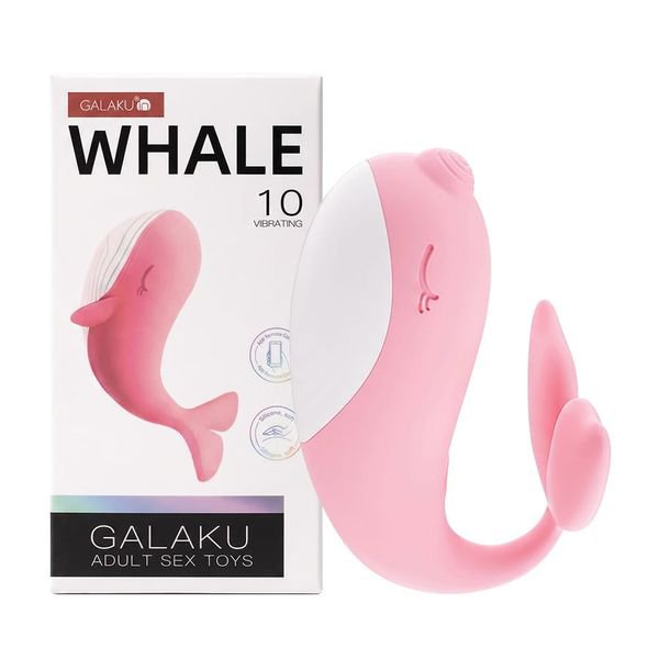 Trứng rung hình cá voi Galaku Whale Mini