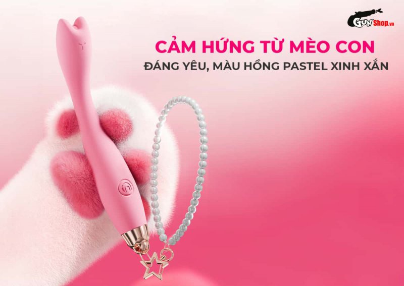 Galaku Fairy Stick lấy cảm hứng từ mèo con đáng yêu, màu hồng pastel xinh xắn