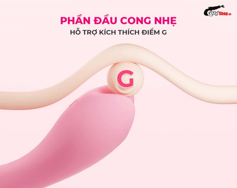 Galaku Fairy Stick có phần đầu mèo cong nhẹ kích thích đúng vào điểm G