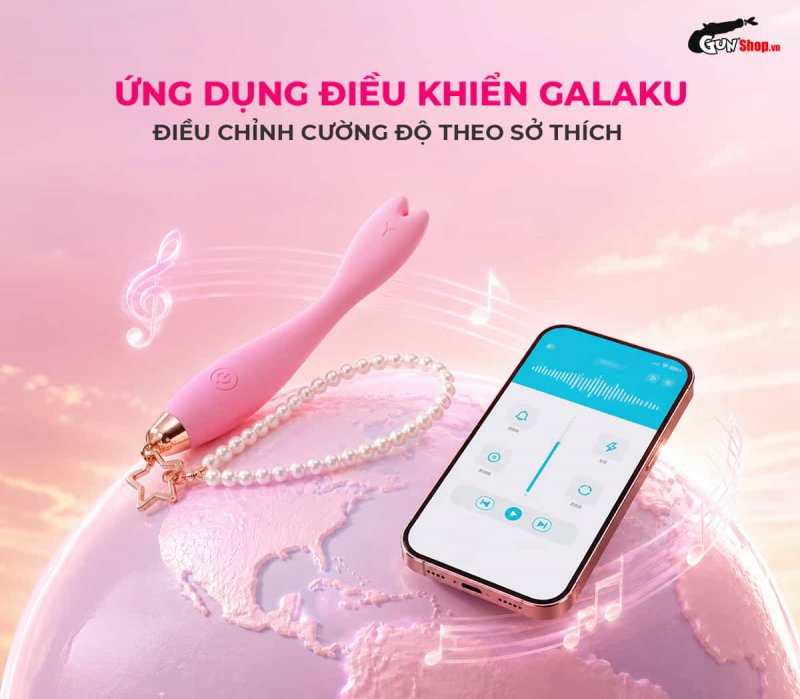 Galaku Fairy Stick có thể điều khiển qua ứng dụng Galaku