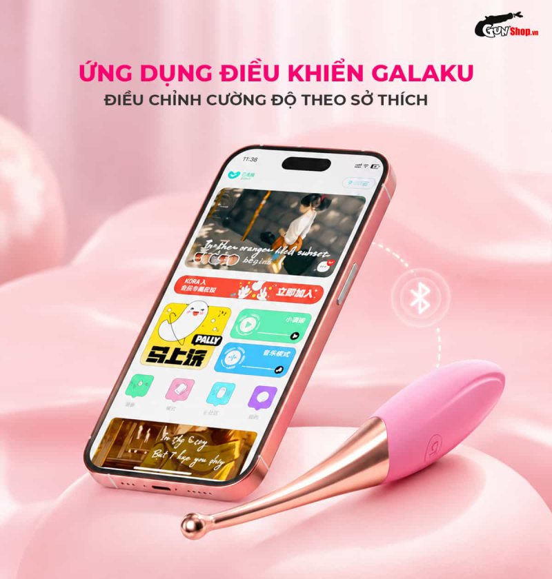 Galaku Feather Dot Tide có thể điều khiển thông qua ứng dụng Galaku