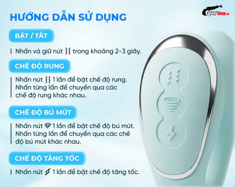 Hướng dẫn cách sử dụng máy rung massage Galaku Freya đúng cách