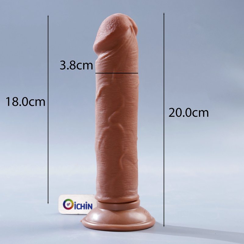 Lovetoy 8'' Sliding Skin Dual Layer không bìu kích thích chị em