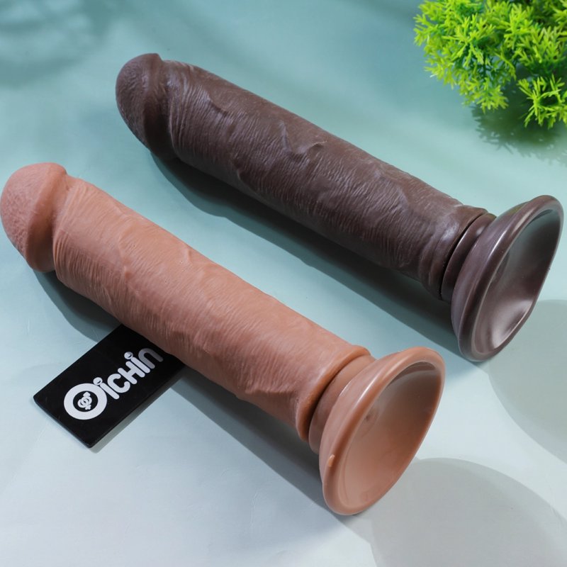 Lovetoy 8'' Sliding Skin Dual Layer không bìu kích thích chị em