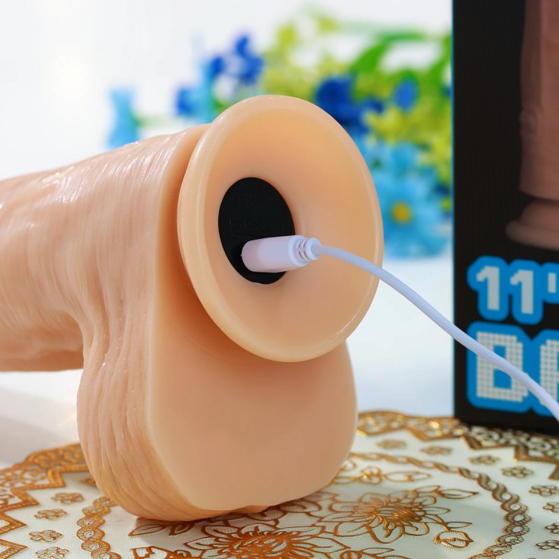 Cu giả siêu khủng Lovetoy LV111207 11 inch rung đa chế độ
