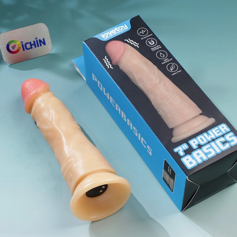 Lovetoy 7 inch Power basics không bìu gắn tường có rung