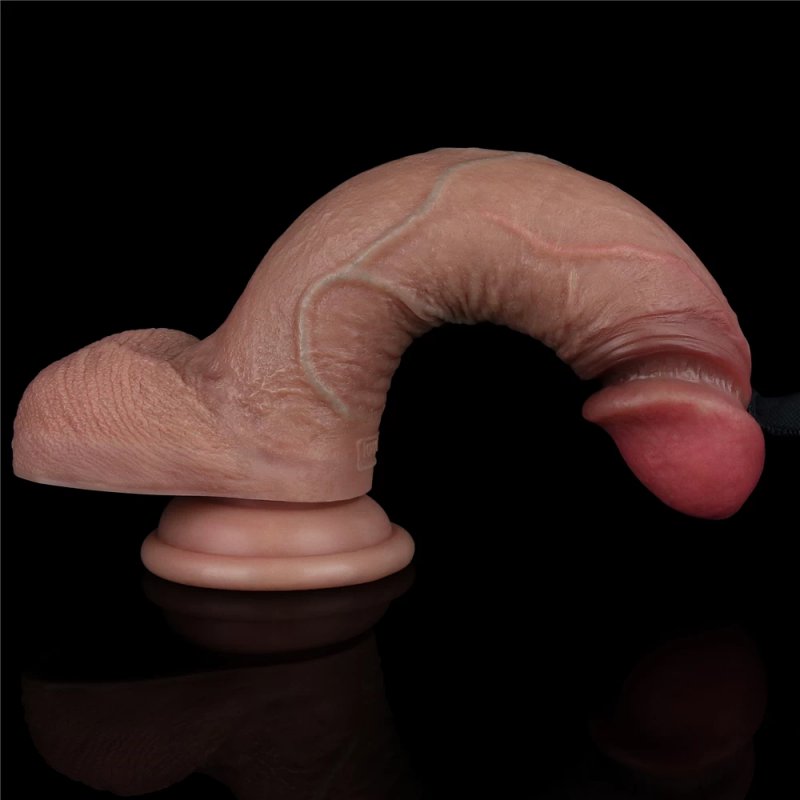 Lovetoy Nature Cock 7.5 inch 2 lớp silicone không rung mềm như thật