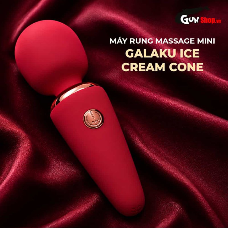 Máy rung massage mini Galaku Ice Cream Cone chày rung tình yêu nhỏ gọn giá rẻ