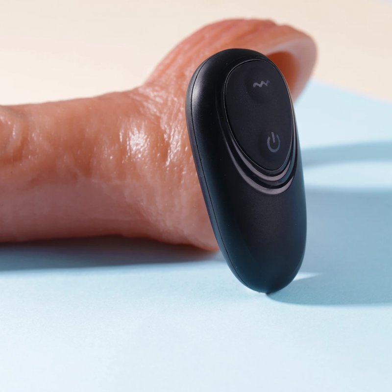 Manmiao W21 bao cao su đôn dên có rung remote điều khiển từ xa