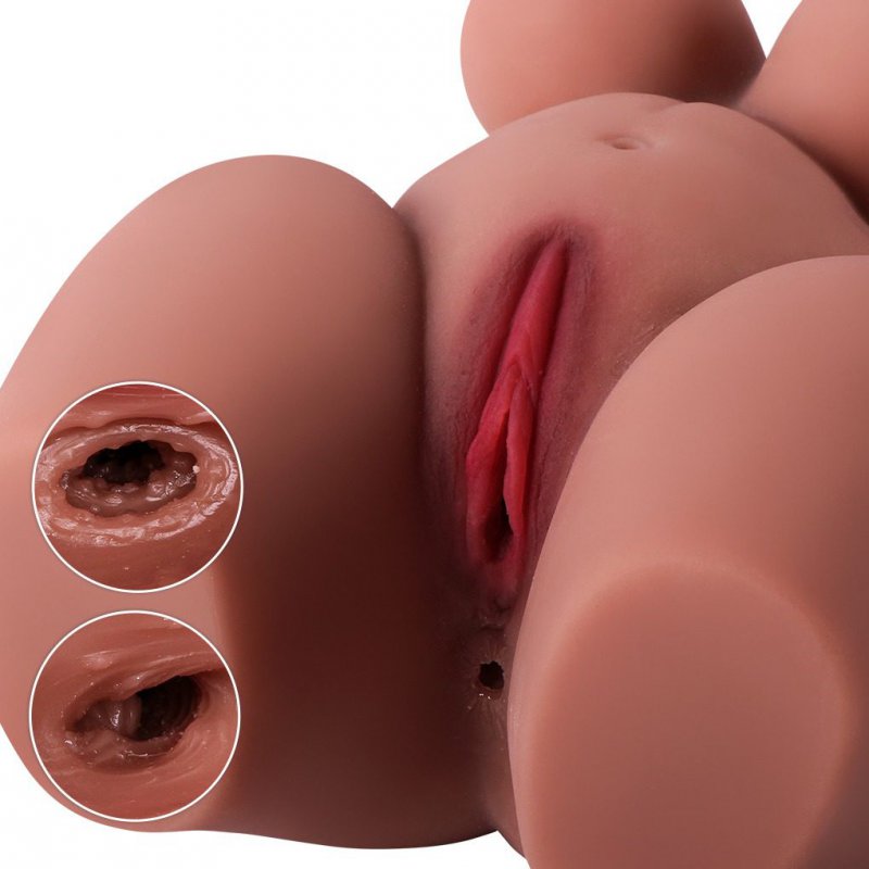 Búp bê bán thân vếu khủng đùi to da nâu 3.9kg silicon cô nàng Châu Phi