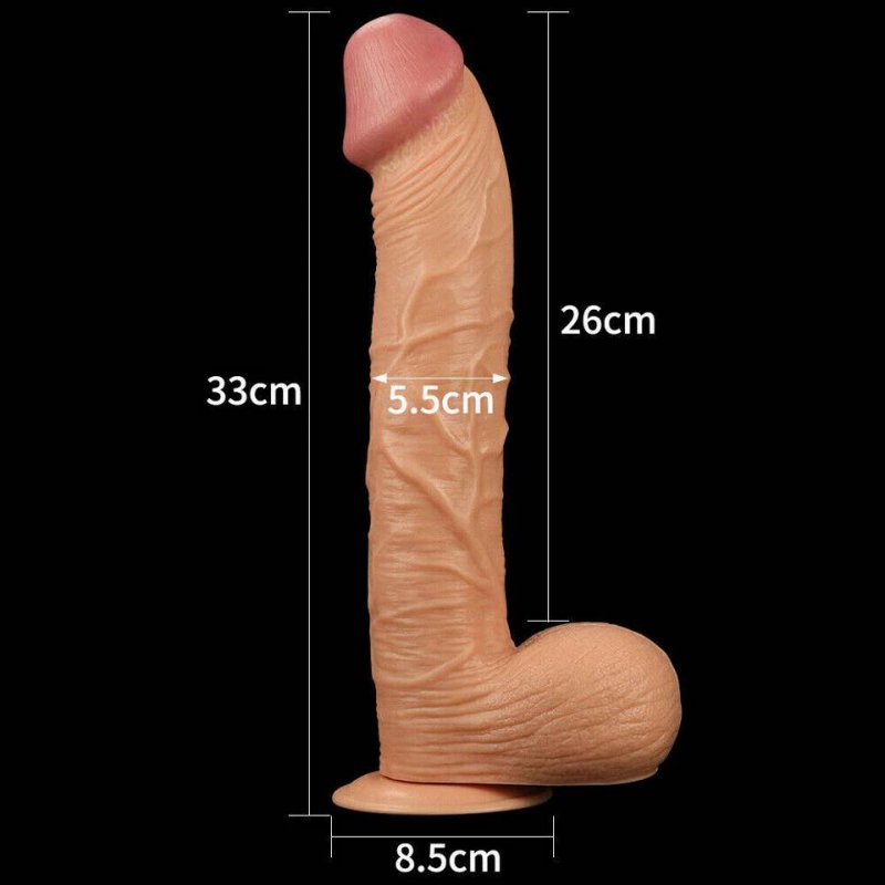 Lovetoy Legendary King Sized Realistic size khủng 12 inch dương vật giả dính tường