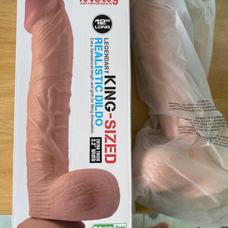 Lovetoy Legendary King Sized Realistic size khủng 12 inch dương vật giả dính tường