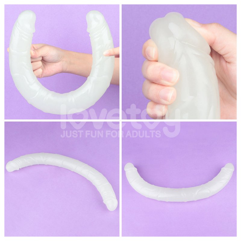 Lovetoy Lumino Play 18.5 inch Dương vật giả 2 đầu phát sáng