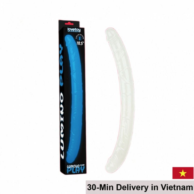 Lovetoy Lumino Play 18.5 inch Dương vật giả 2 đầu phát sáng