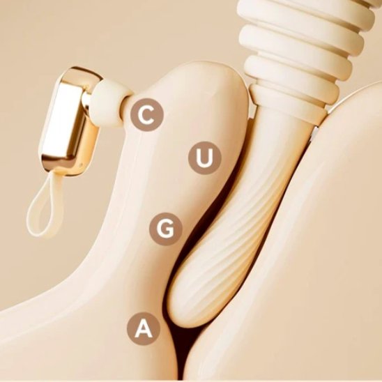 Dương Vật Giả 2 Trong 1 Svakom Handy Thruster - Rung Thụt Hút Âm Vật Sưởi Ấm