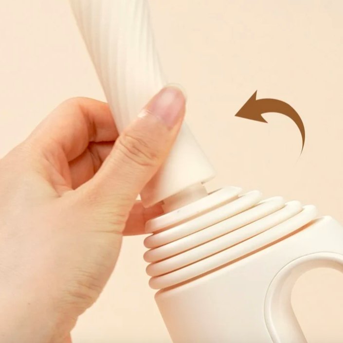 Dương Vật Giả 2 Trong 1 Svakom Handy Thruster - Rung Thụt Hút Âm Vật Sưởi Ấm