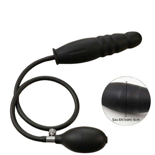 Nút Cắm Hậu Môn Silicon Bơm Hơi Căng Phồng Kích Thích Cho Gay