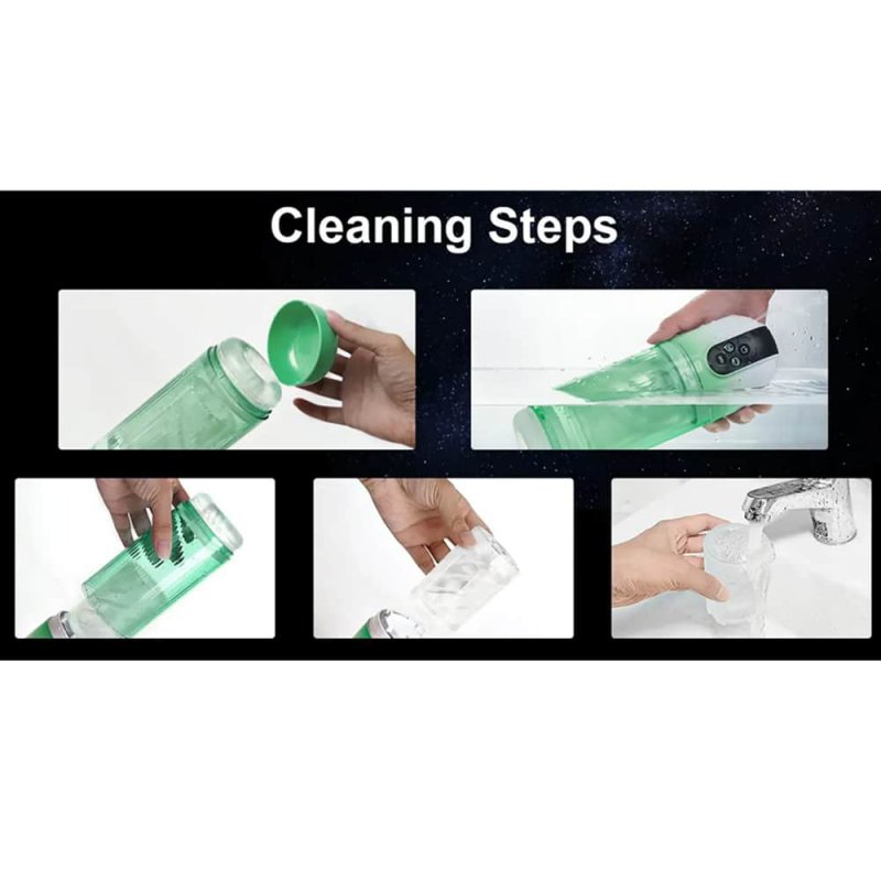 Máy thủ dâm tự động AierLe Bole Pro rung bú hút liếm sục xoay masaage thuỷ lực nước có dây đai đeo