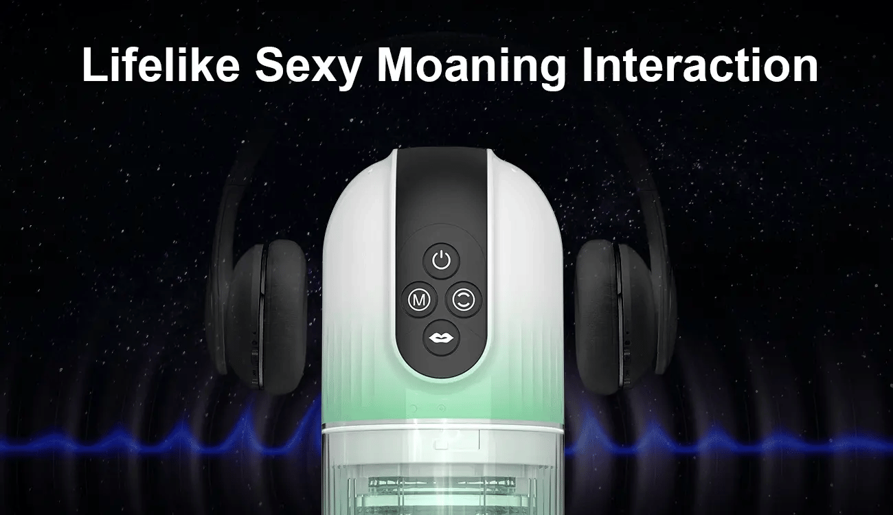 Máy thủ dâm tự động AierLe Bole Pro rung bú hút liếm sục xoay masaage thuỷ lực nước có dây đai đeo