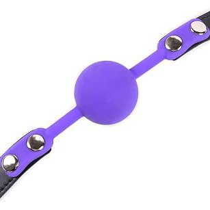 Bóng Bịt Miệng Gad BDSM Cao Cấp Silicon & Da | Khóa Đầu Quyến Rũ