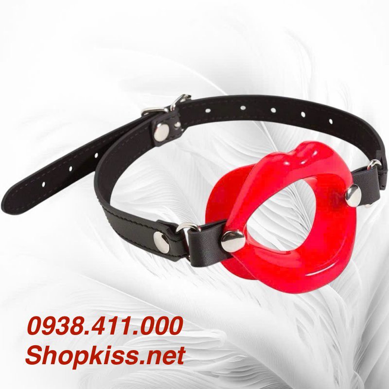Bịt Miệng Silicon Hình Môi O-Ring Chrontier Dụng Cụ BDSM Hỗ Trợ Oral Sex
