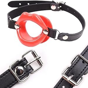 Bịt Miệng Silicon Hình Môi O-Ring Chrontier Dụng Cụ BDSM Hỗ Trợ Oral Sex