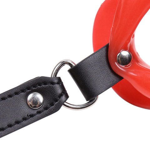 Bịt Miệng Silicon Hình Môi O-Ring Chrontier Dụng Cụ BDSM Hỗ Trợ Oral Sex