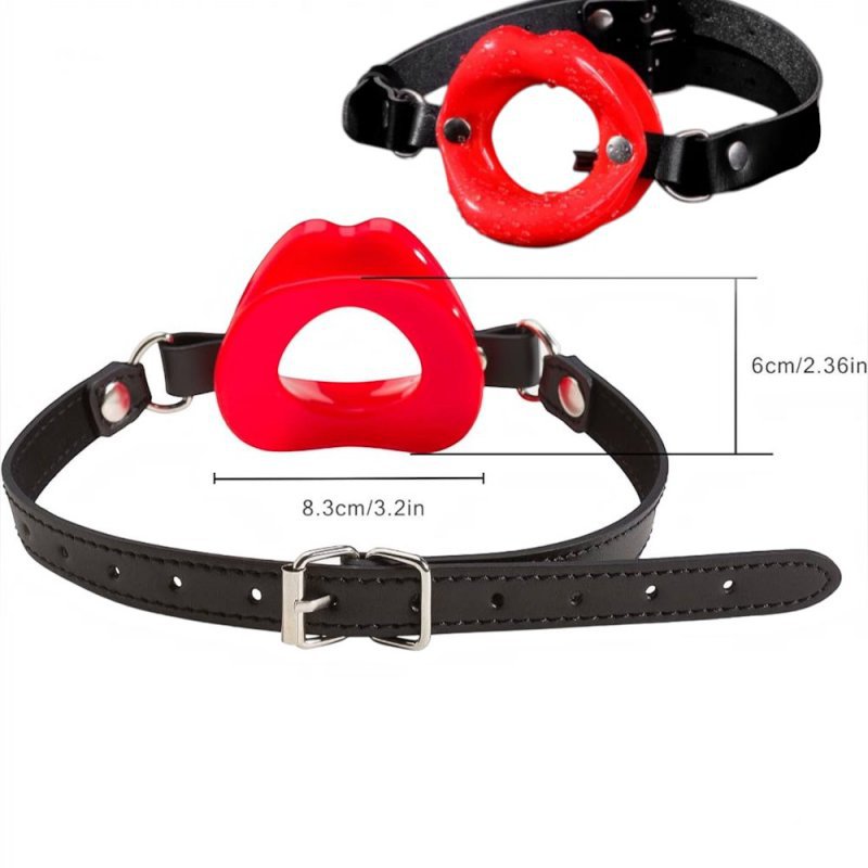 Bịt Miệng Silicon Hình Môi O-Ring Chrontier Dụng Cụ BDSM Hỗ Trợ Oral Sex