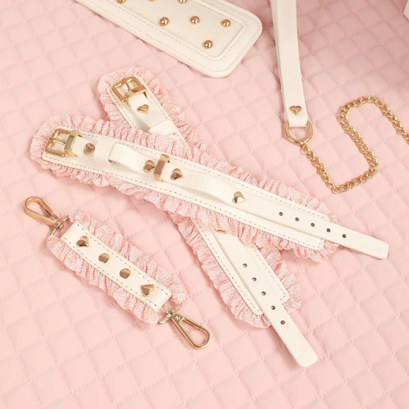 Bộ Bondage Pink Maid - Phụ Kiện BDSM Nhập Vai Hầu Gái Quyến Rũ