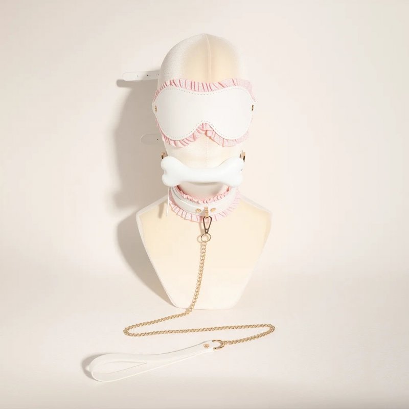 Bộ Bondage Pink Maid - Phụ Kiện BDSM Nhập Vai Hầu Gái Quyến Rũ