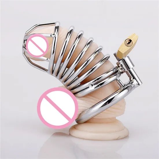 Lồng Khóa Trinh Tiết Nam Dạng Lò Xo – Thép Không Gỉ Cao Cấp 3 Size Ring