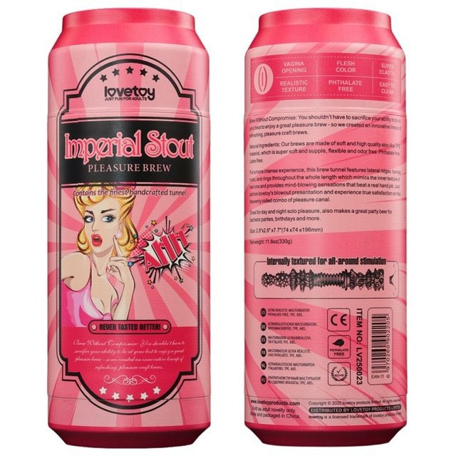 Âm Đạo Giả Lon Bia Lovetoy Imperial Stout – Cốc Thủ Dâm Cao Cấp Độc Đáo