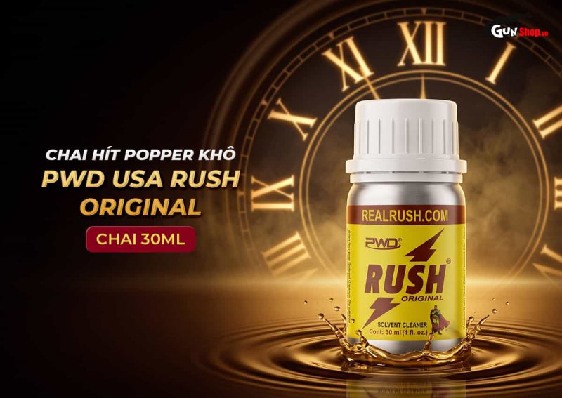Popper khô PWD USA Rush Original 30ml là dòng Popper mới và hiện đại